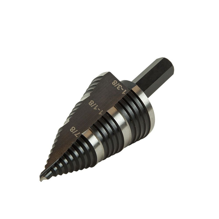 Klein Tools KTSB15 Step Drill Bit #15 Double Fluted 7/8 to 1-3/8-Inch - Edmondson Supply