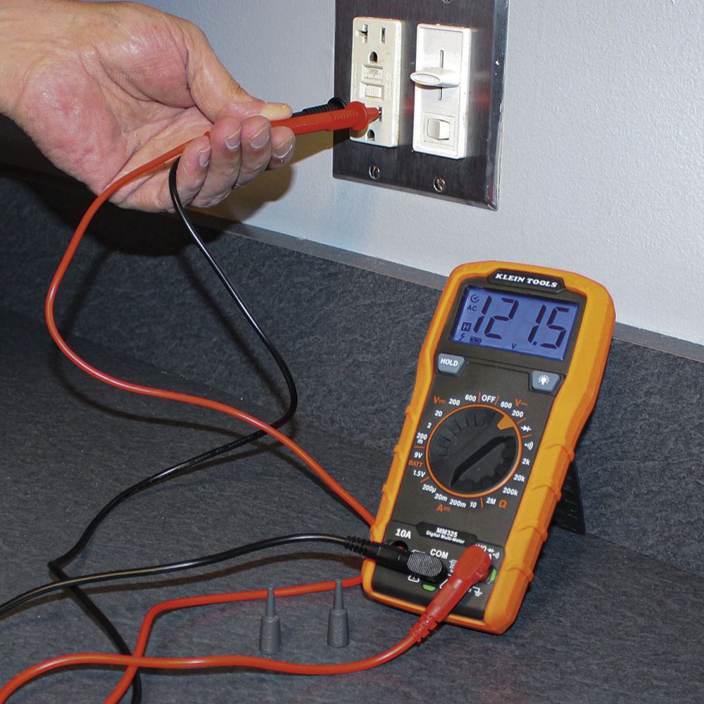 Klein Tools MM325 Digital Multimeter, Manual-Ranging, 600V - Edmondson Supply