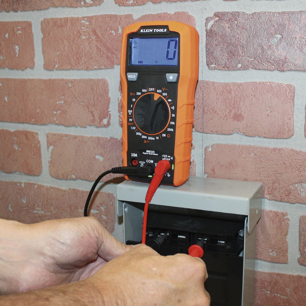 Klein Tools MM325 Digital Multimeter, Manual-Ranging, 600V - Edmondson Supply