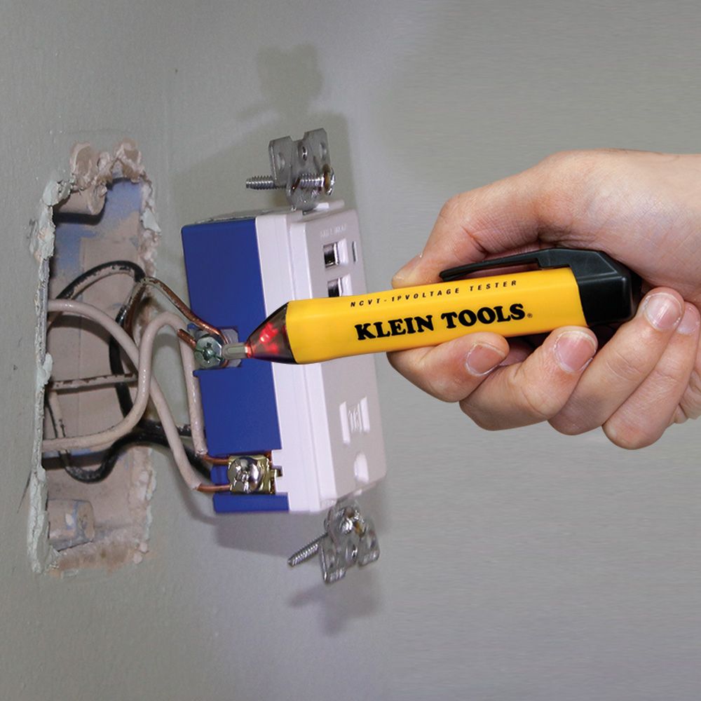 Klein Tools NCVT1P Non-Contact Voltage Tester Pen, 50 to 1000V AC - Edmondson Supply