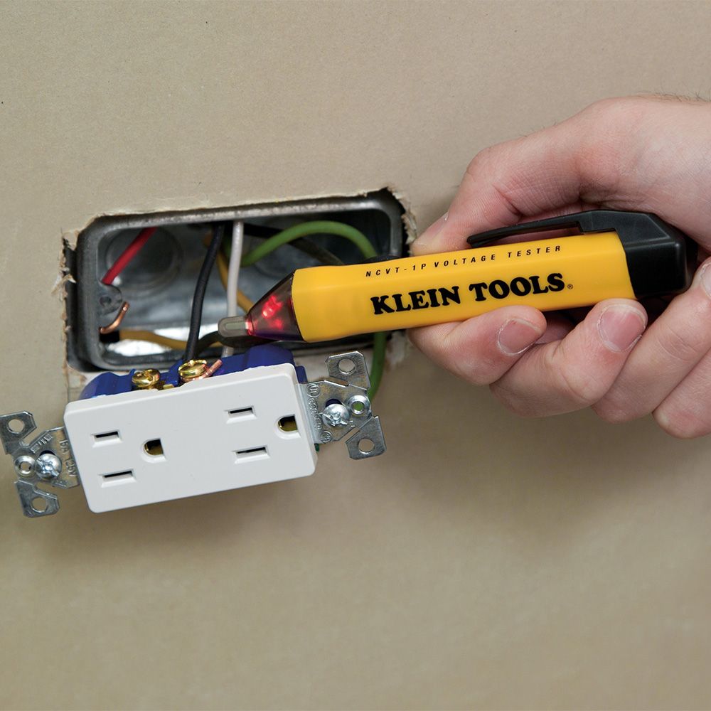 Klein Tools NCVT1P Non-Contact Voltage Tester Pen, 50 to 1000V AC - Edmondson Supply