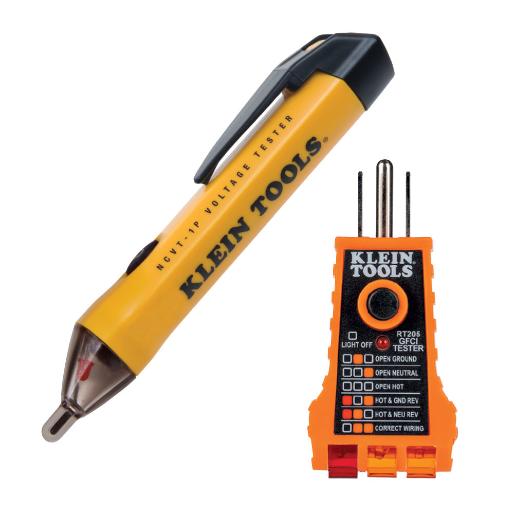 Klein Tools NCVT1PKIT Non-Contact Voltage and GFCI Receptacle Test Kit - Edmondson Supply