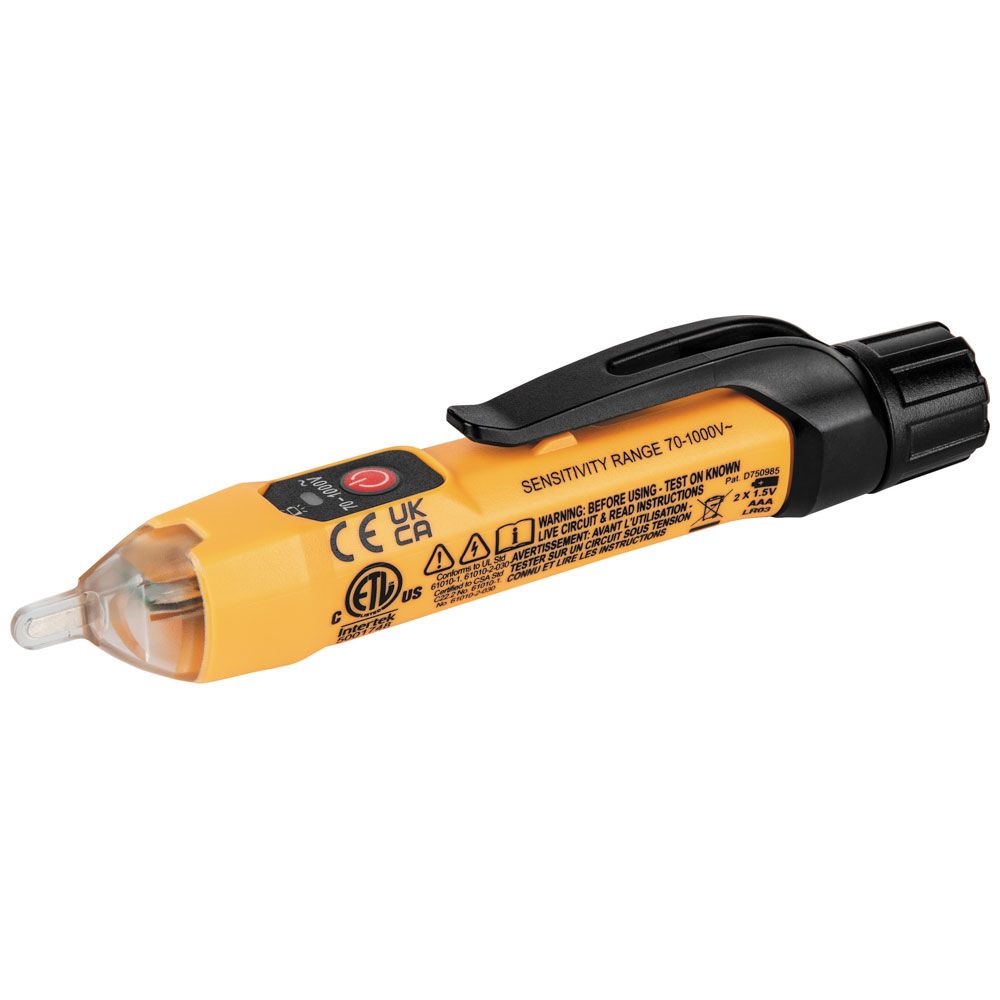 Klein Tools NCVT1XT Non-Contact Voltage Tester, 70 to 1000V AC - Edmondson Supply