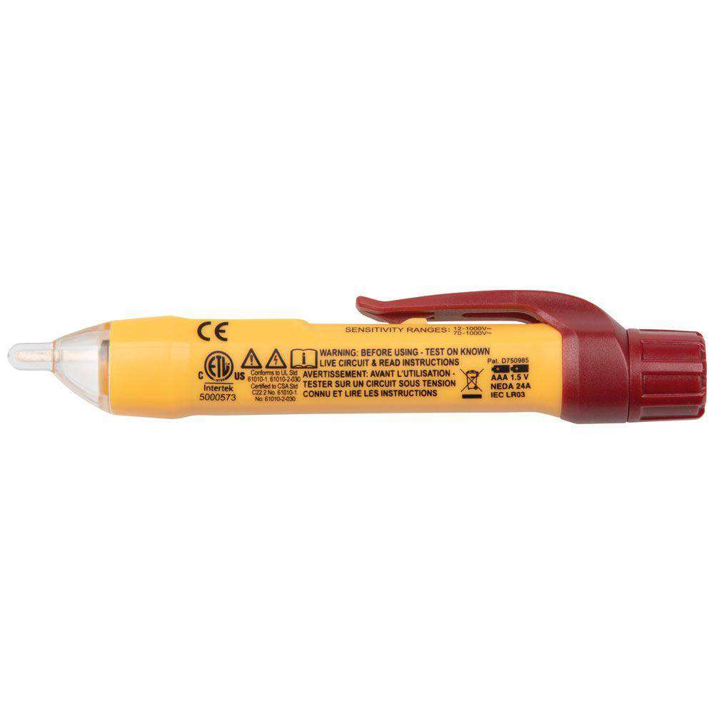 Klein Tools NCVT-2P Dual Range Non-Contact Voltage Tester 12 - 1000V AC - Edmondson Supply