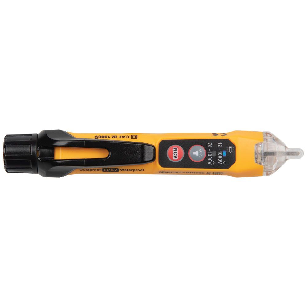 Klein Tools NCVT-3P Dual Range Non-Contact Voltage Tester with Flashlight, 12 - 1000V AC - Edmondson Supply