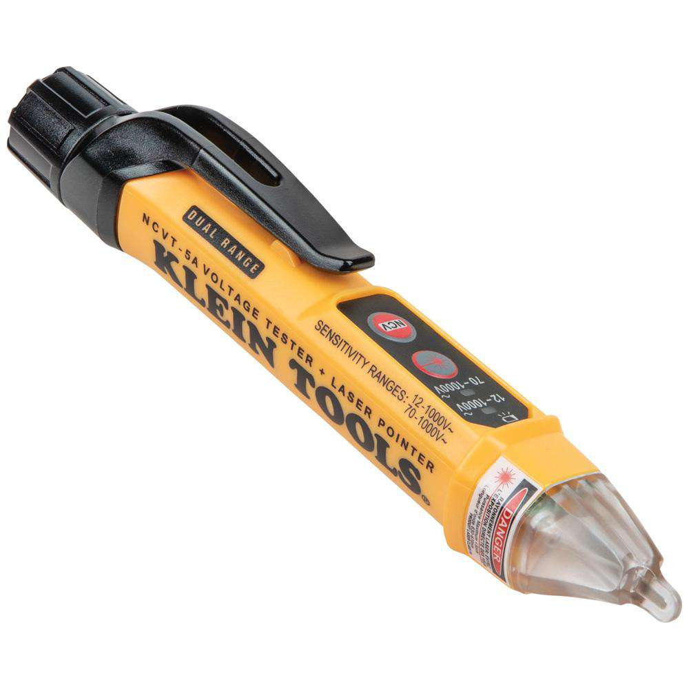 Klein Tools NCVT-5A Dual-Range Non-Contact Voltage Tester w/Laser Pointer - Edmondson Supply