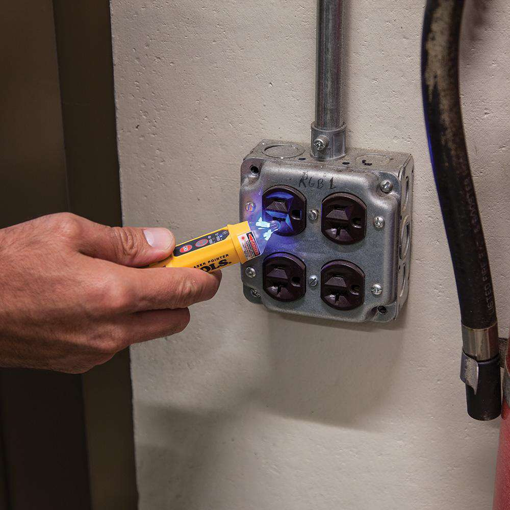Klein Tools NCVT-5A Dual-Range Non-Contact Voltage Tester w/Laser Pointer - Edmondson Supply