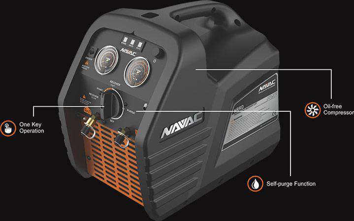NAVAC NRRD Refrigerant Recovery Unit - Edmondson Supply