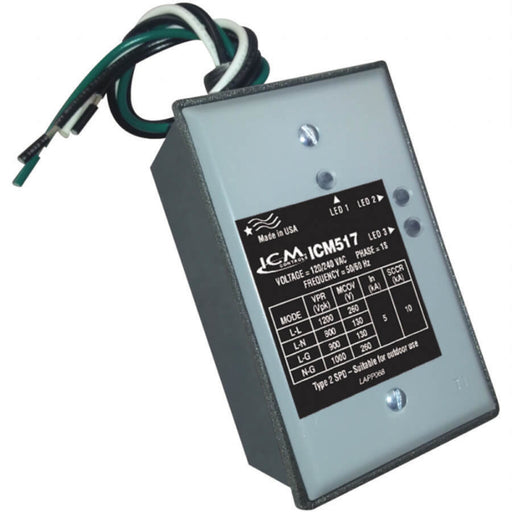 ICM Controls ICM517 Single-Phase Surge Protective Device in a Metal Box - Edmondson Supply