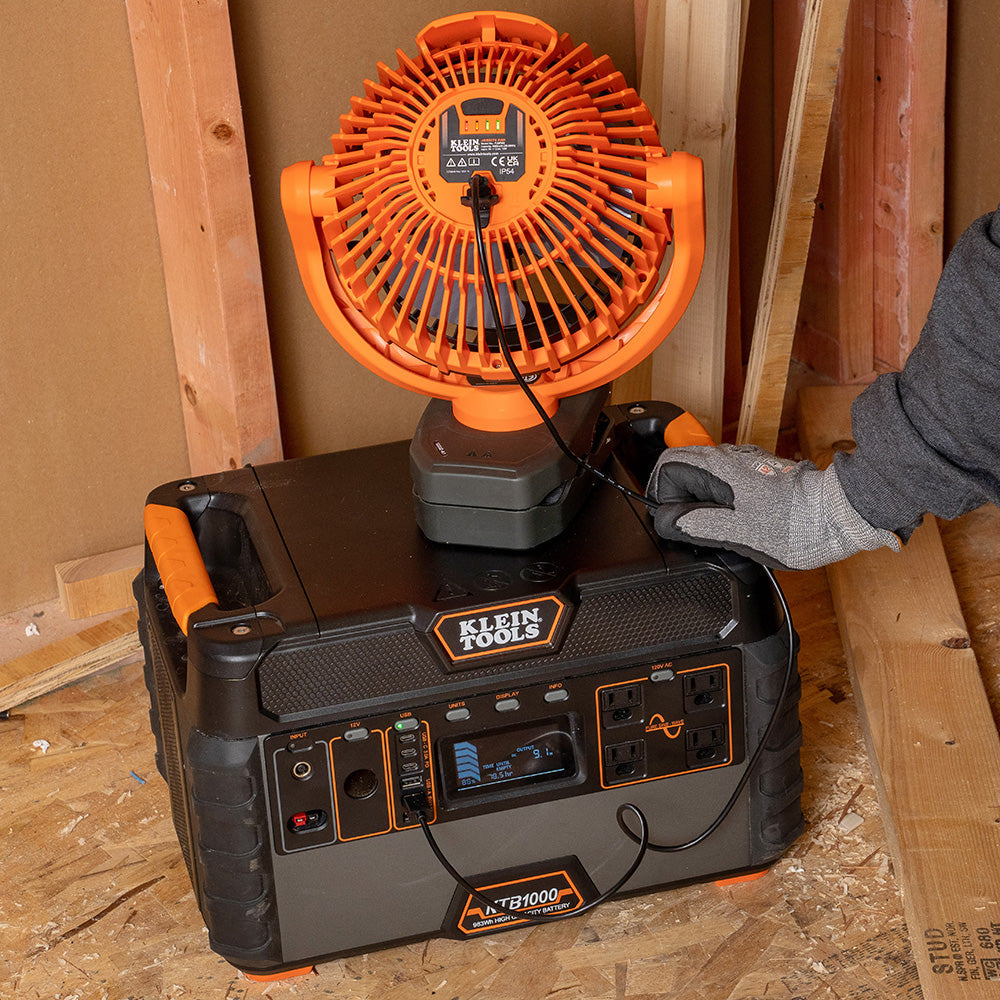 Klein Tools PJSFM2 Rechargeable Clamping Fan - Edmondson Supply