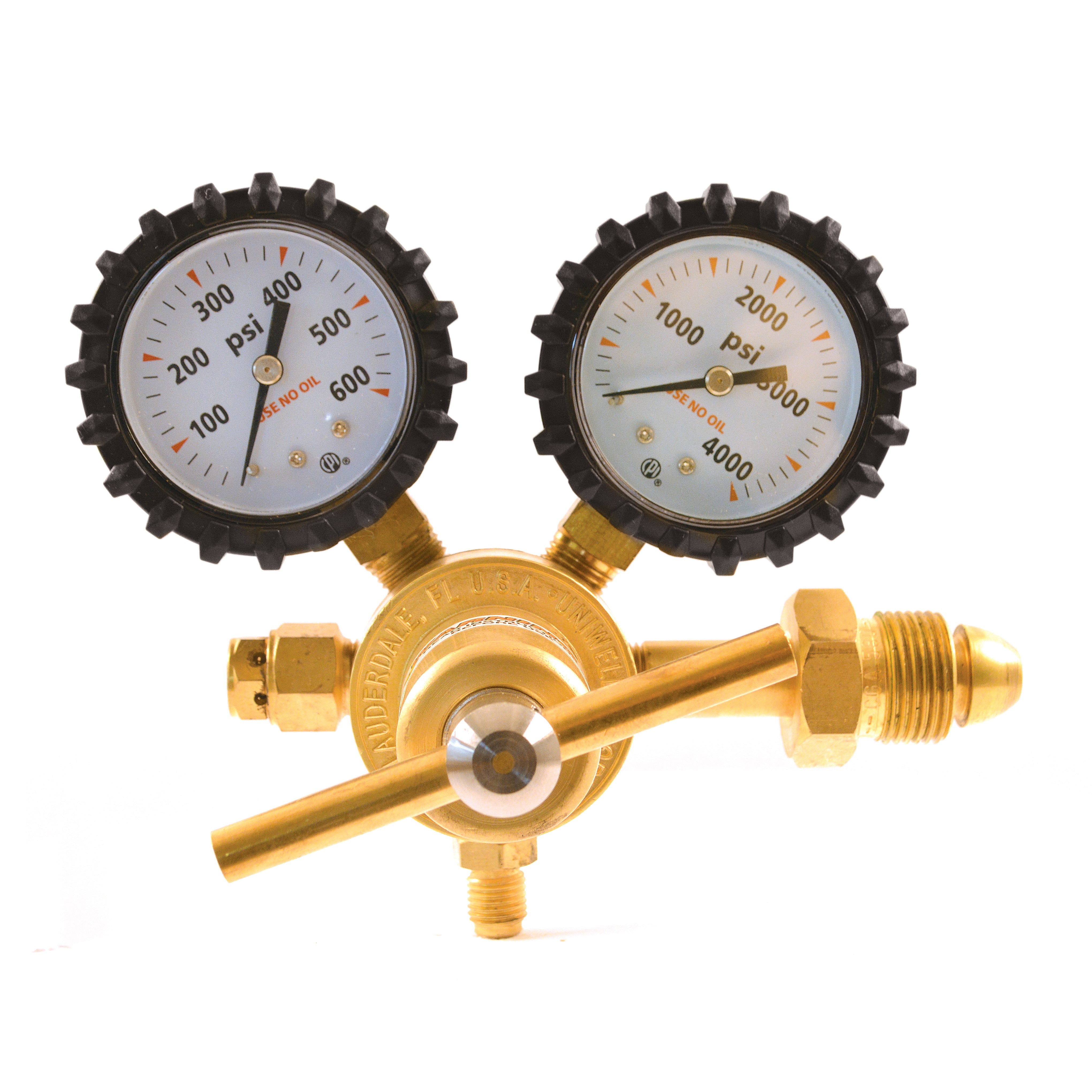 Uniweld RHP400 Nitrogen Regulator, 0-400 Delivery PSIG - Edmondson Supply