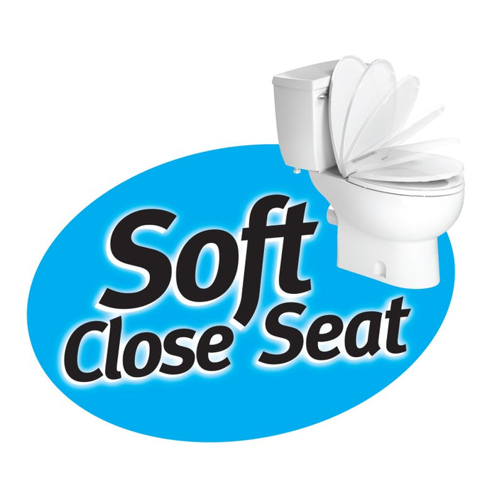 Saniflo 083 Round White Rear Discharge Toilet Bowl