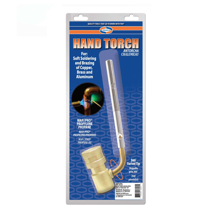 Uniweld RP3T5 Hand Torch w/ LP Twister Tip - Propane or MAP//PRO - Edmondson Supply