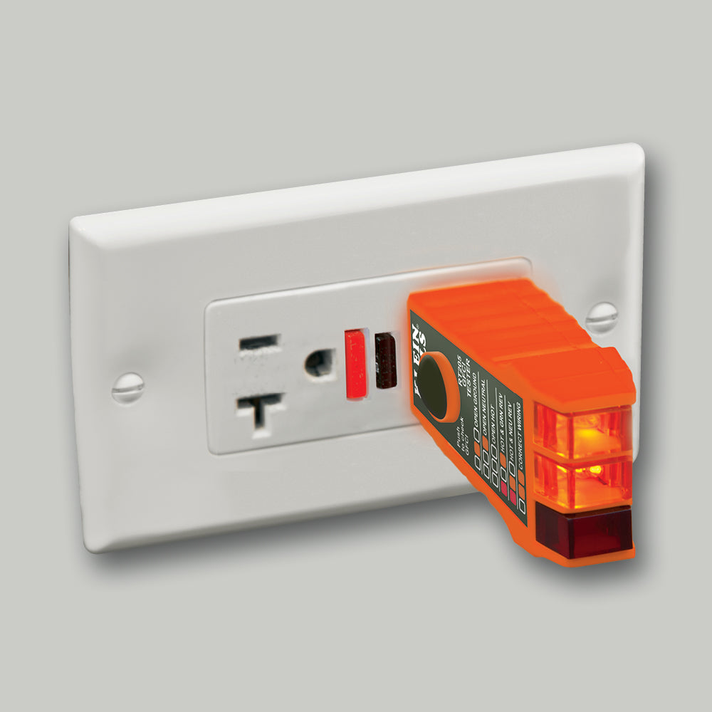 Klein Tools NCVT1PKIT Non-Contact Voltage and GFCI Receptacle Test Kit - Edmondson Supply