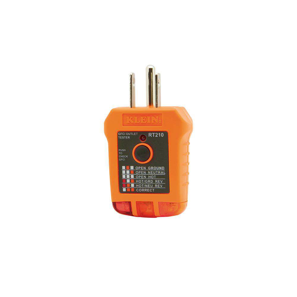 Klein Tools RT210 GFCI Receptacle Tester - Edmondson Supply