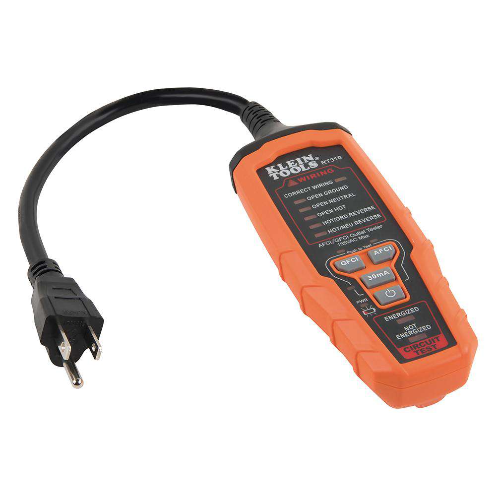 Klein Tools RT310 AFCI / GFCI Outlet Tester - Edmondson Supply