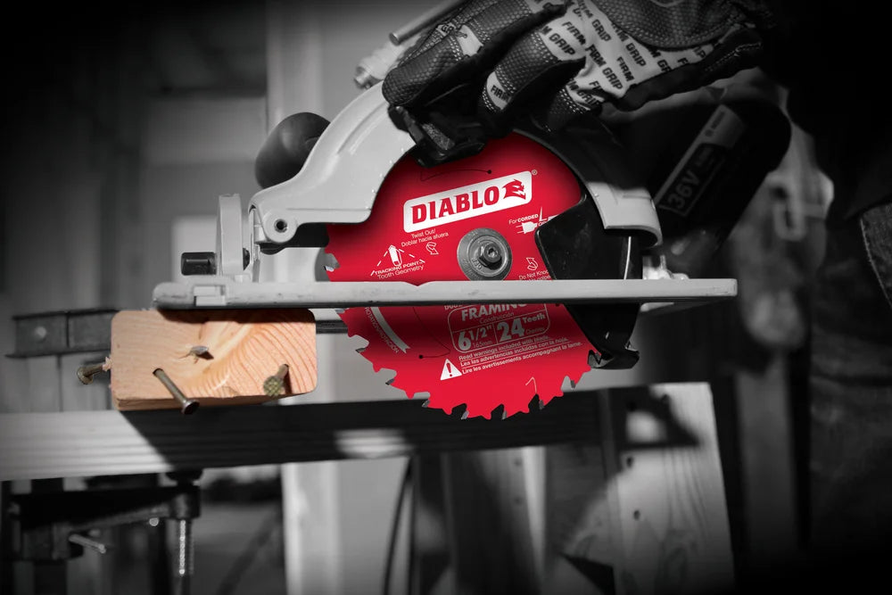 Diablo Tools D0624X 6-1/2" x 24-Teeth Framing Saw Blade for Wood - Edmondson Supply