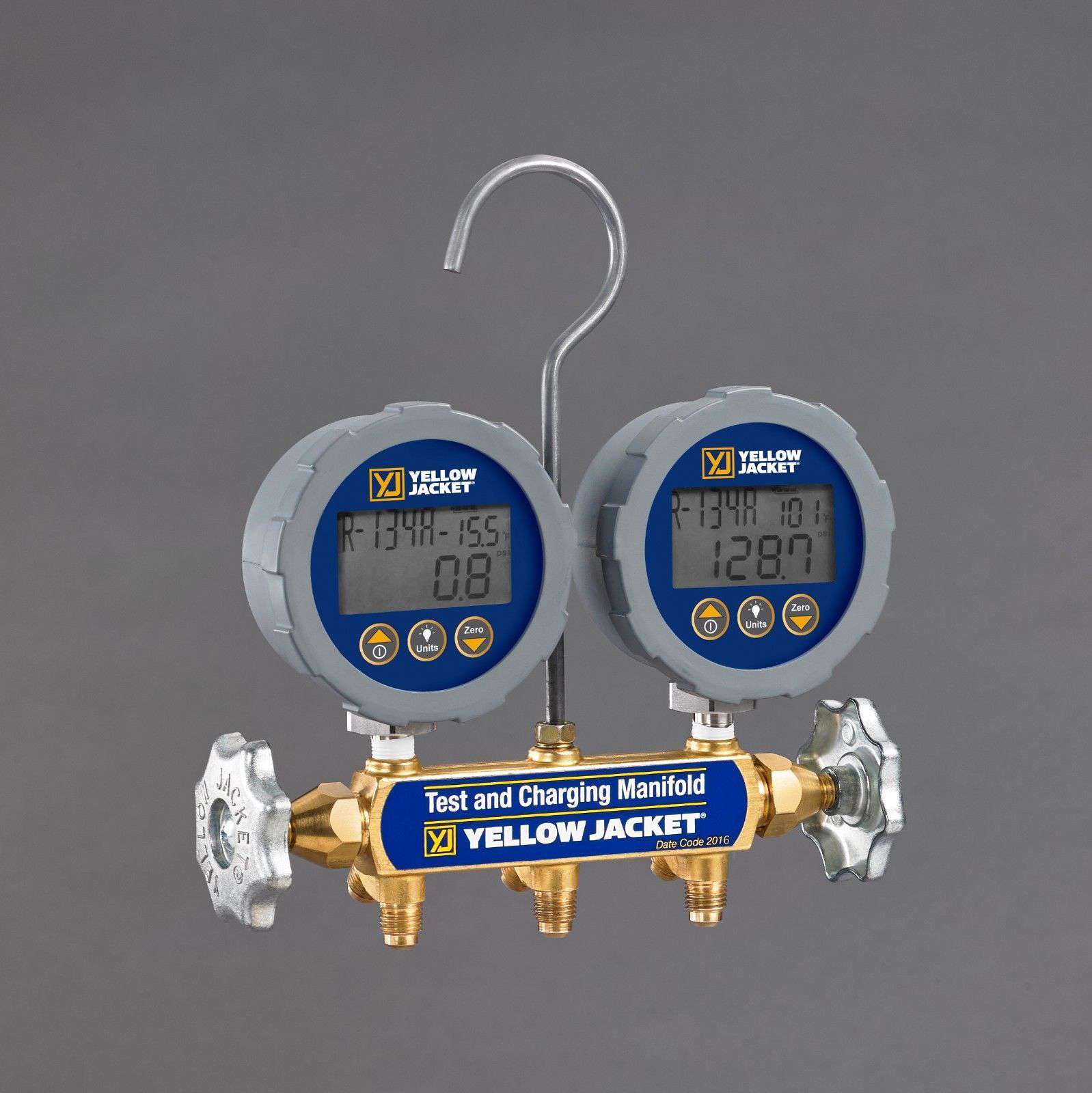 Yellow Jacket 46062 Series 41 Digital Manifold w/ 3-Pack PLUS II Hoses - Edmondson Supply