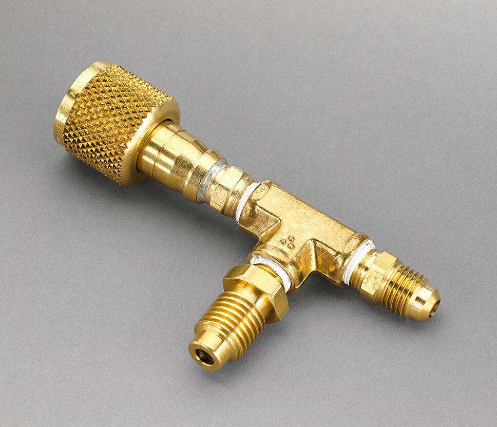 Yellow Jacket 36018 Vacuum Pump Adapter-1/2" Pump Adapt X 1/4" Flare & 1/2" Acme - Edmondson Supply