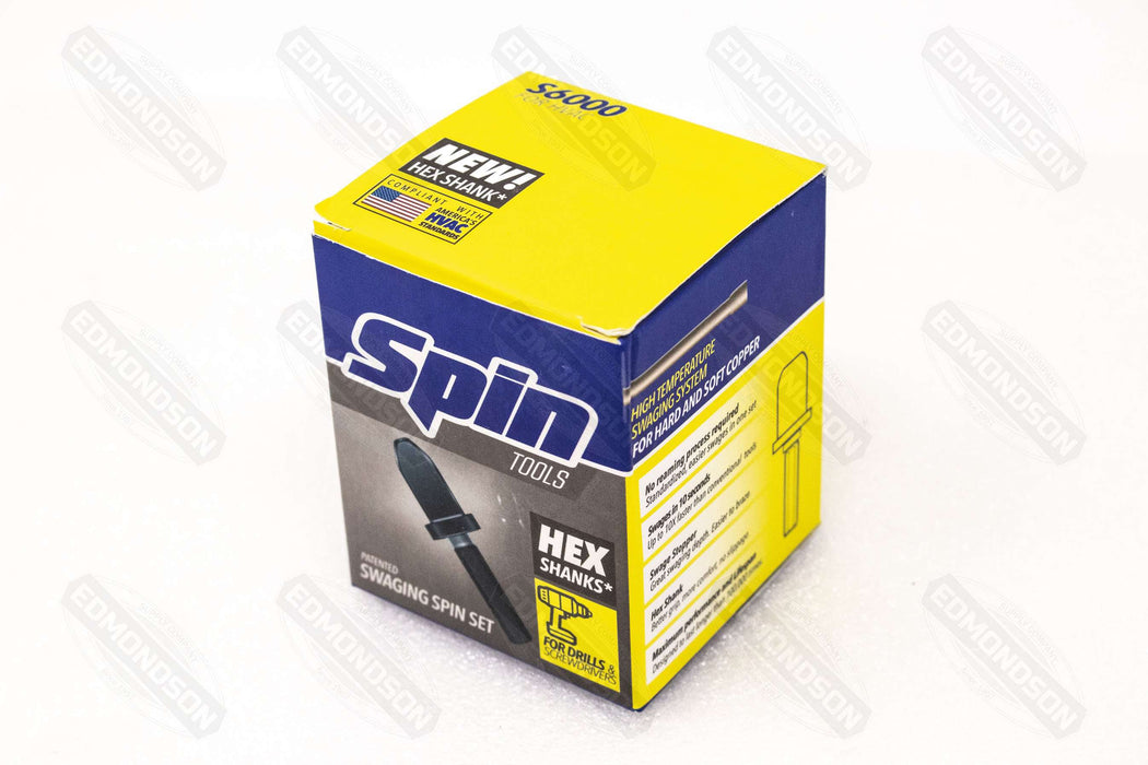 SPIN Tools S6000 Swaging Drill Bit Set, 1/4", 3/8", 1/2", 5/8", 3/4" & 7/8" - Edmondson Supply