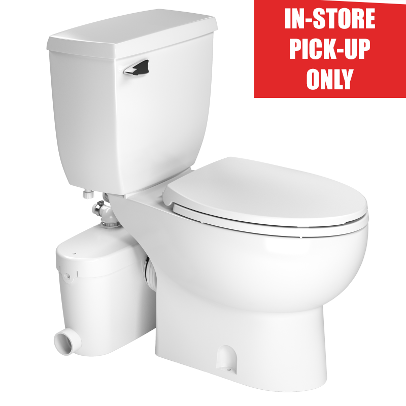 Saniflo Saniaccess 3 Elongated Bowl Toilet/Macerating Pump Combo