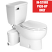 Saniflo Saniaccess 3 Elongated Bowl Toilet/Macerating Pump Combo