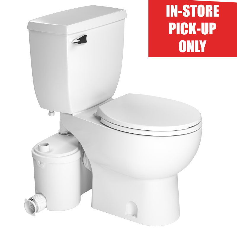 Saniflo Sanibest Pro Round Bowl Toilet/Grinder Pump Combo