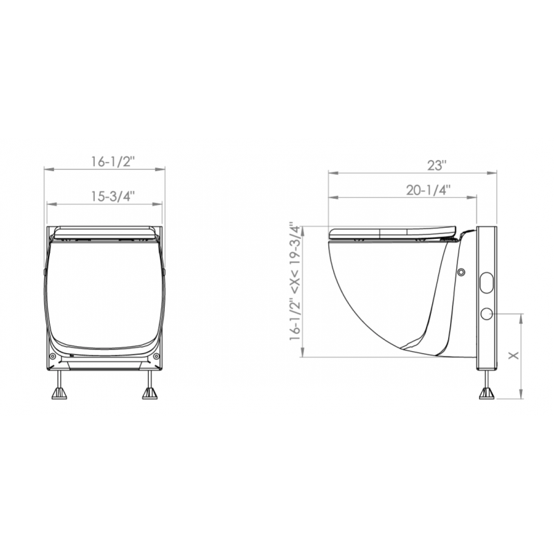 Saniflo 020 Sanicompact Comfort Macerating Toilet - Edmondson Supply