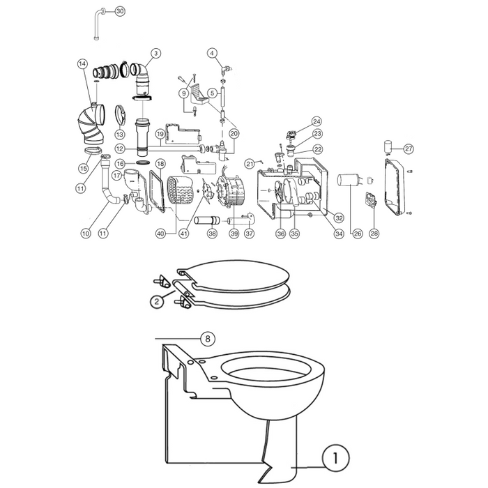 Saniflo 023 Sanicompact Macerating Toilet