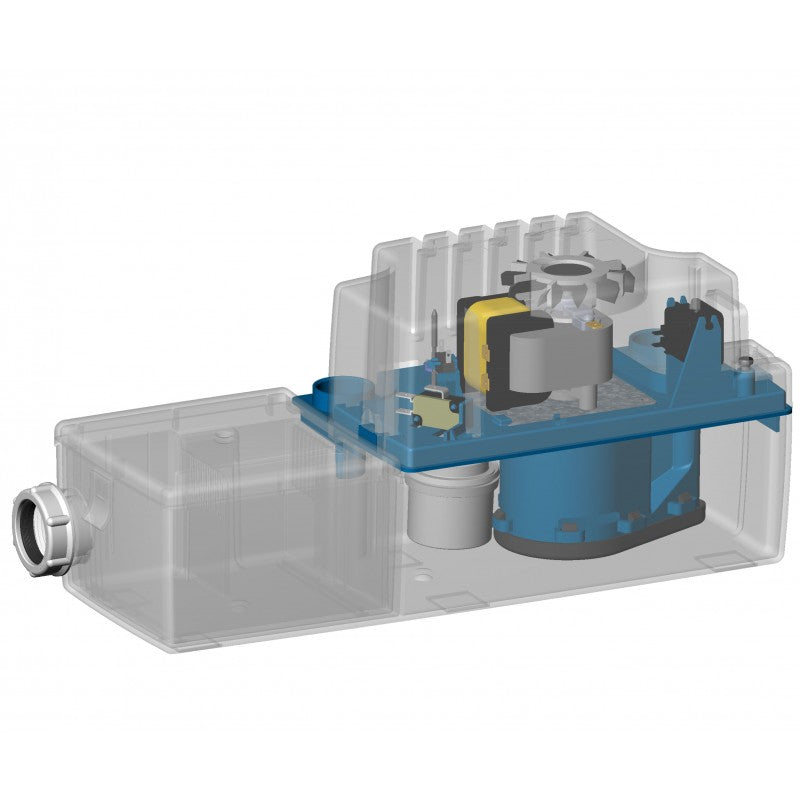 Saniflo 044 Sanicondens Best Flat Condensate Pump & Neutralizer, 120V - Edmondson Supply