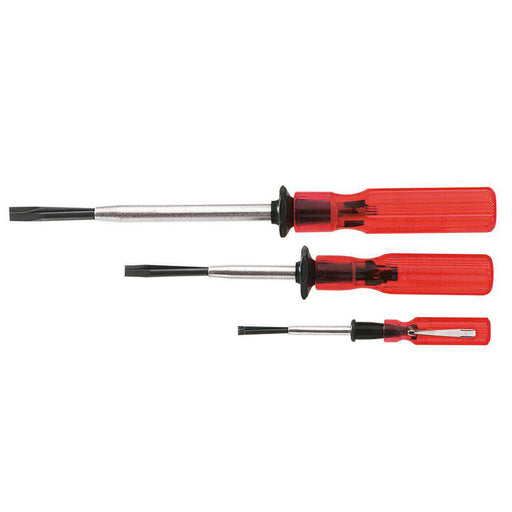 Klein Tools SK234 Screwdriver Set, Slotted Screw Holding, 3-Piece - Edmondson Supply