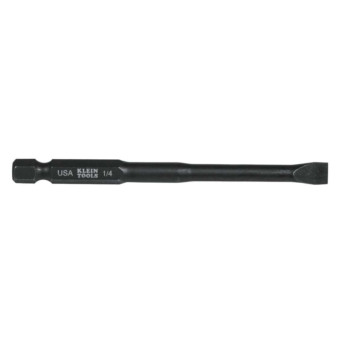 Klein Tools SL14-35-5 1/4-Inch Slotted Power Drivers, 3-1/2-Inch, 5-Pack - Edmondson Supply