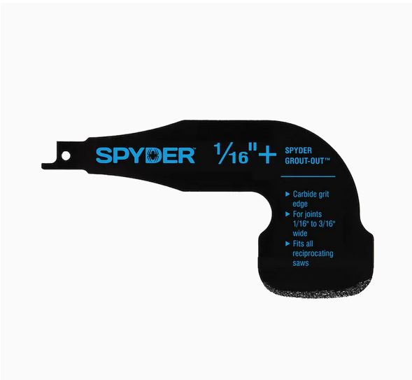 Spyder 100263 Grout-Out 1/16" Narrow Single