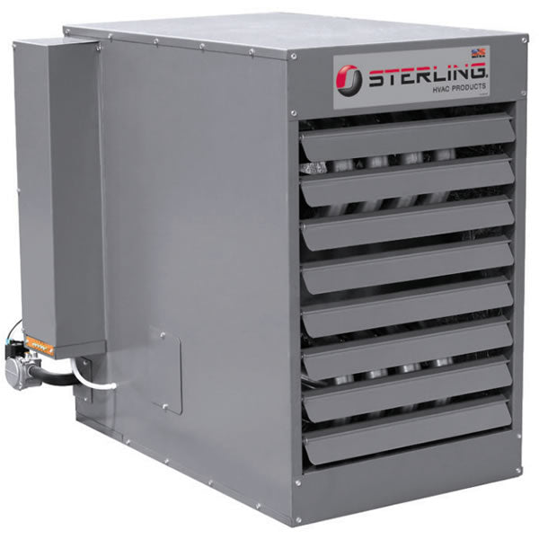 Sterling XF300N 300,000 BTU Commercial/Light Commercial Natural Gas-Fired Unit Heater, 115v, 1-Stage, 0-4999 ft Altitude - Edmondson Supply