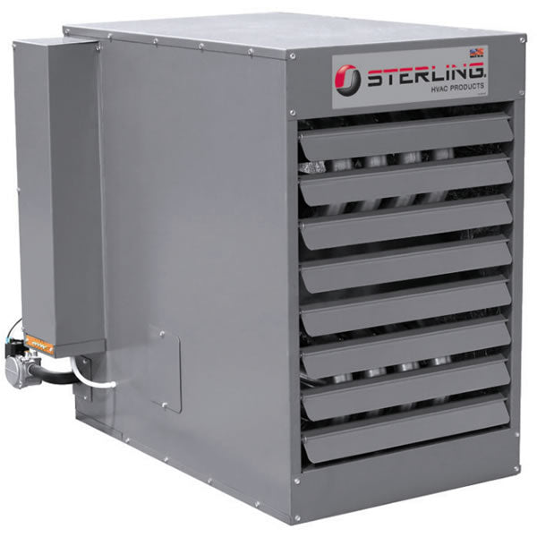 Edmondson Supply | Sterling XF175N 175,000 BTU Commercial/Light Commercial  Natural Gas-Fired Unit Heater, 115v, 1-Stage, 0-4999 ft Altitude