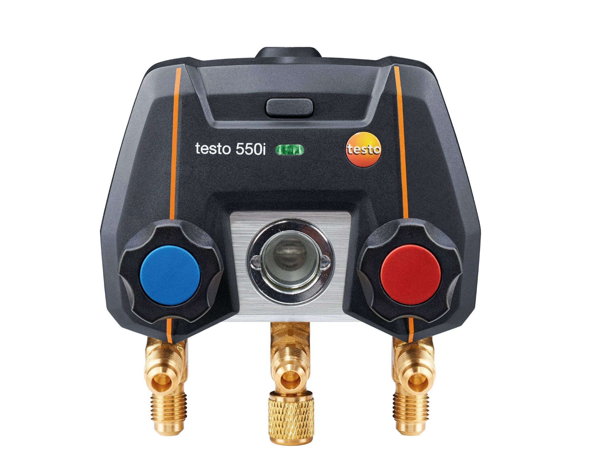 Testo 0564 4550 01 - 550i Smart Kit App-Controlled Digital Manifold w/ Wireless Vacuum & Clamp Temperature Probes - Edmondson Supply