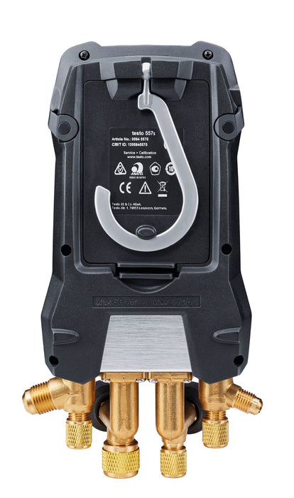 Testo 0564 5571 01 - 557s Smart Digital Manifold w/ Wireless Clamp Temperature & Vacuum Probes - Edmondson Supply