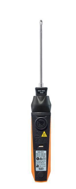 Testo 0563 3915 915i - Thermometer with air probe and smartphone operation - Edmondson Supply