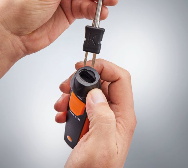 Testo 0563 5915 915i Temperature Kit - Thermometer w/Temperature Probes & Smartphone Operation - Edmondson Supply