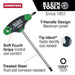 Klein Tools JTH6T40 T40 Torx® Hex Key with Journeyman T-Handle, 6-Inch - Edmondson Supply