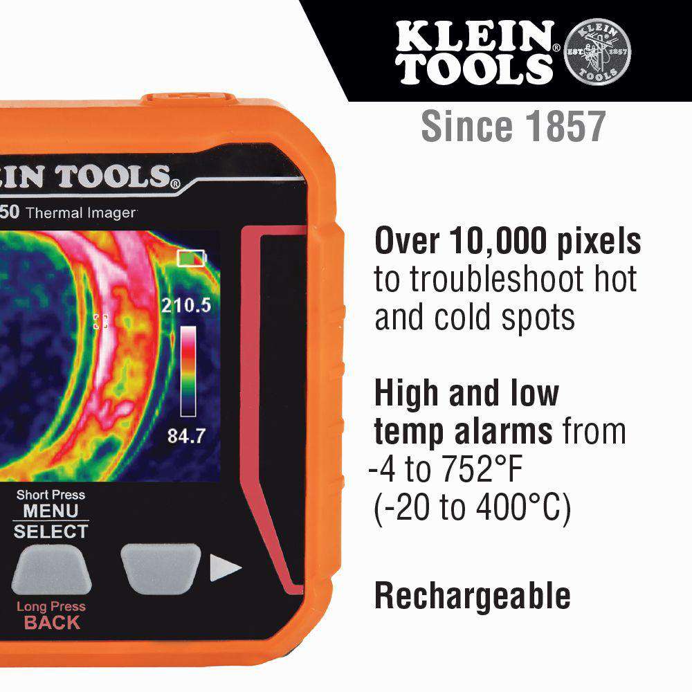 Klein Tools TI250 Rechargeable Thermal Imager - Edmondson Supply