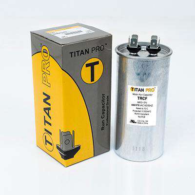 Packard Titan PRO TRCF60 Run Capacitor 60 MFD 440/370 Volt Round - Edmondson Supply