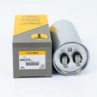 Packard Titan PRO TRCF60 Run Capacitor 60 MFD 440/370 Volt Round - Edmondson Supply