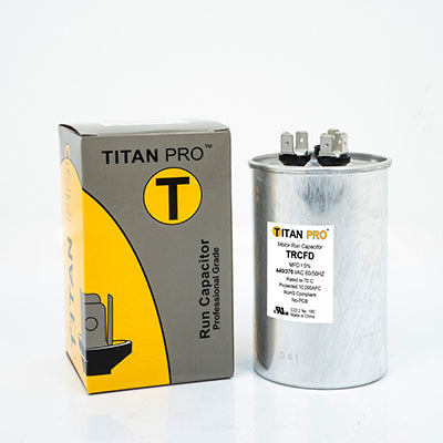 Packard TRCFD403 Titan PRO Run Capacitor 40+3 MFD 440/370 Volt Round - Edmondson Supply