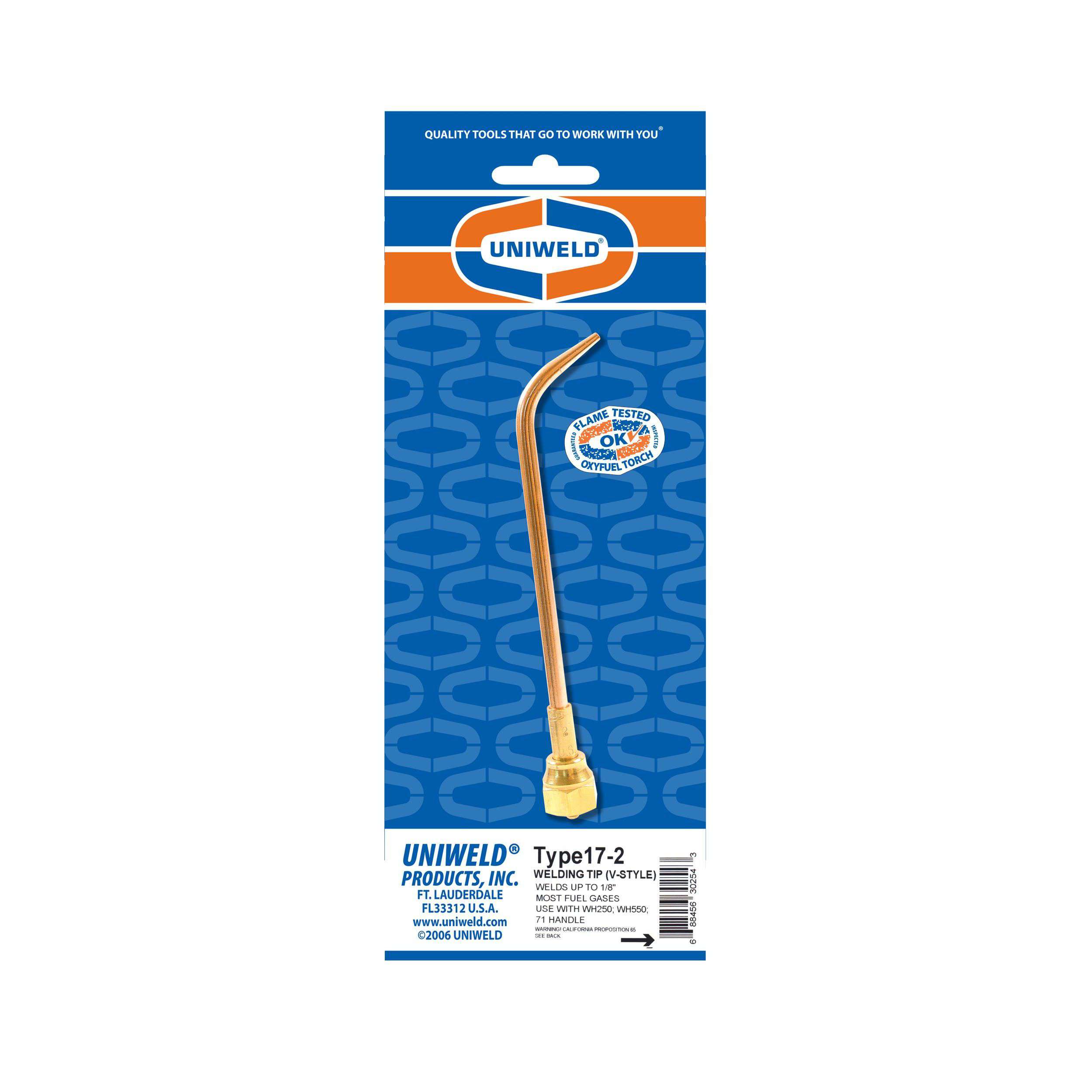 Uniweld Type17-2 Oxyacetylene Welding & Brazing Tip - Edmondson Supply