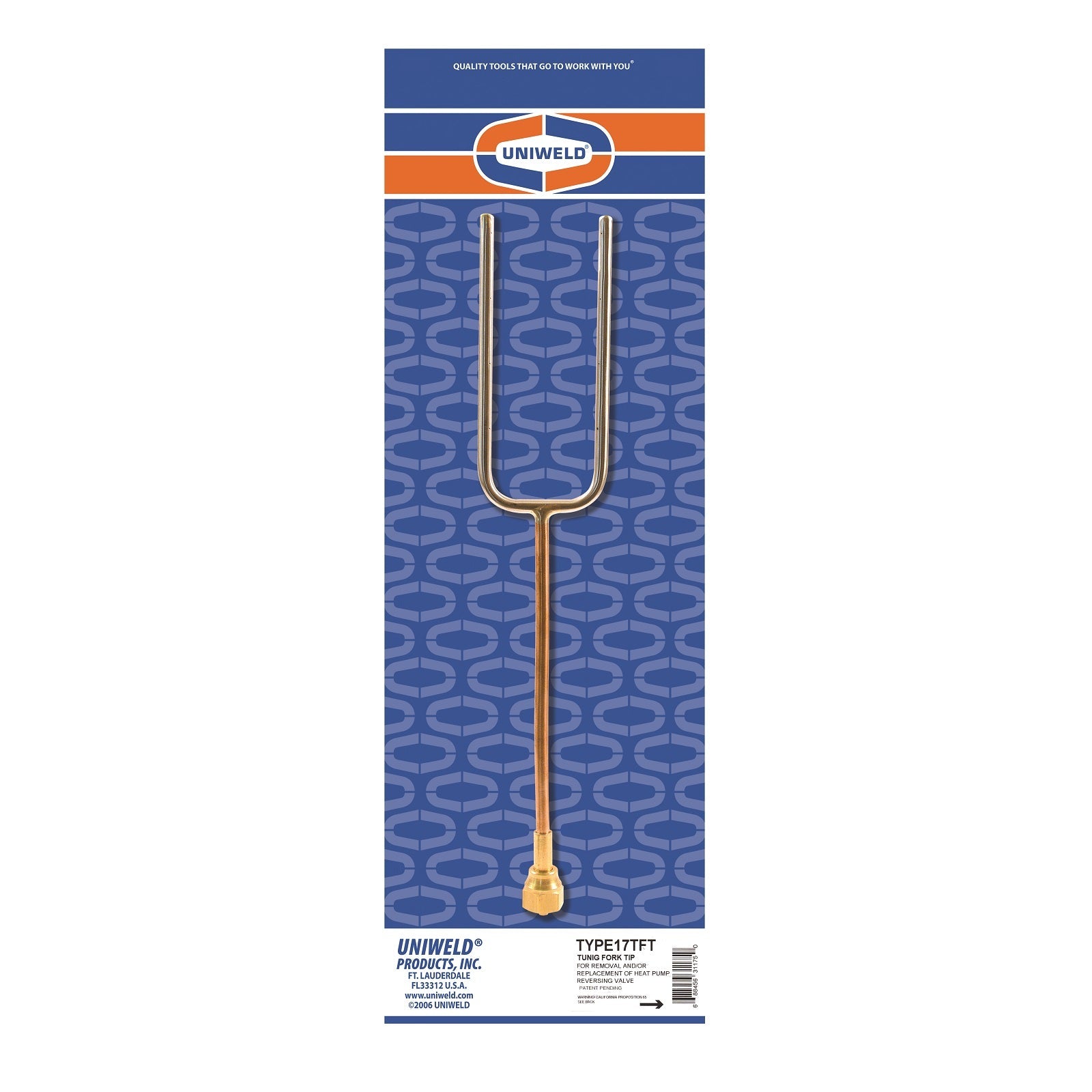 Uniweld Type17TFT Tuning Fork™ Tip - Edmondson Supply