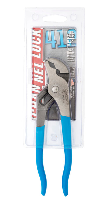 Channellock 412 6.5-Inch V-Jaw Tongue & Groove Pliers - Edmondson Supply