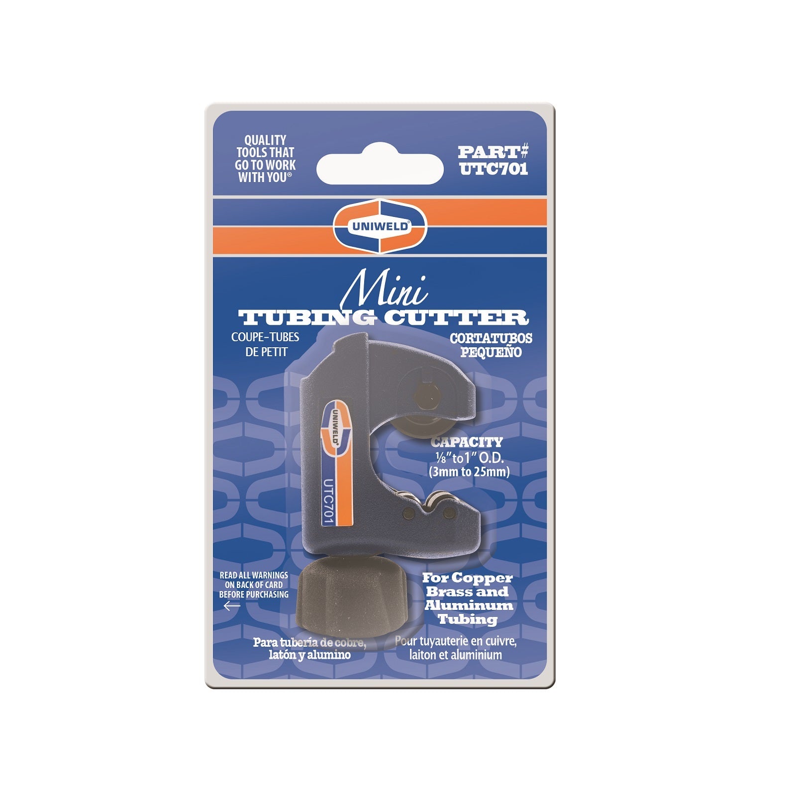 Uniweld UTC701 1/8″ to 1″ Premium Tubing Cutter - Edmondson Supply