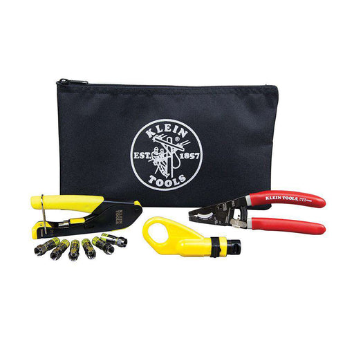 Klein Tools VDV026-211 Coax Cable Installation Kit with Zipper Pouch - Edmondson Supply