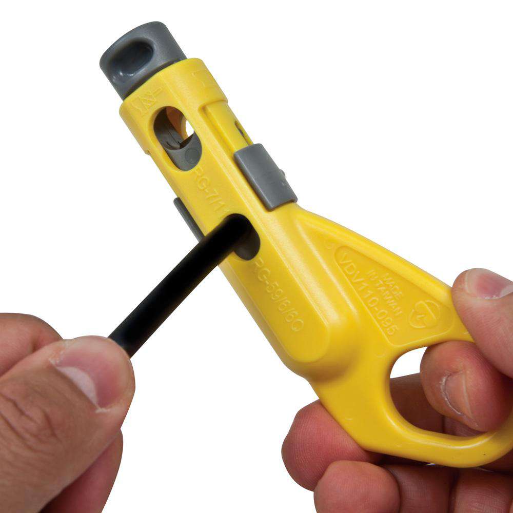 Klein Tools VDV110-095 Coax Cable Radial Stripper - Edmondson Supply